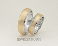 Обручальные кольца из двух цветов золота СТ-0004